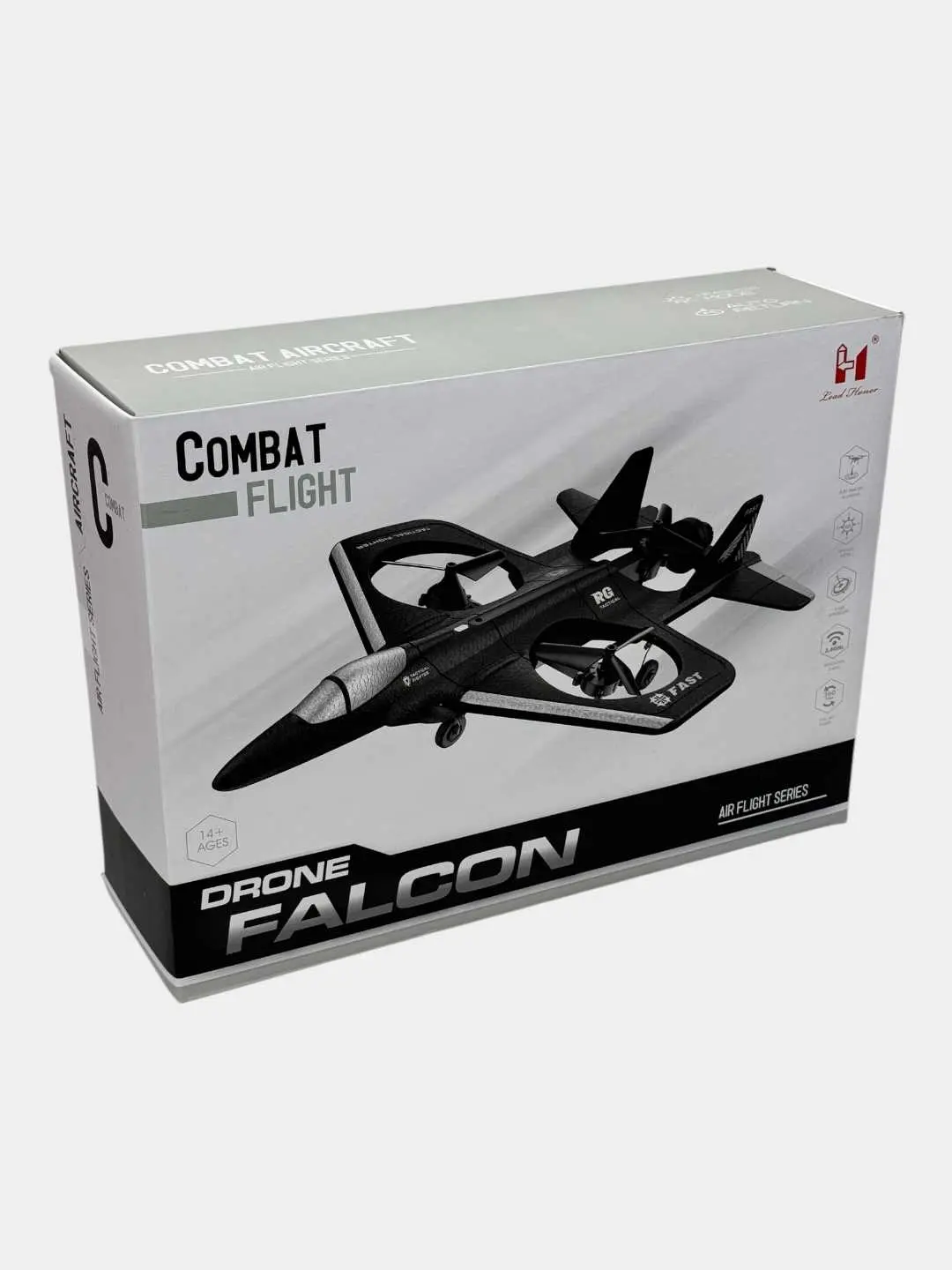 Радиоуправляемый самолет дрон Fighter Falcon, Ударопрочный EPP корпус с гироскопом, Подарок для детей и подростков
