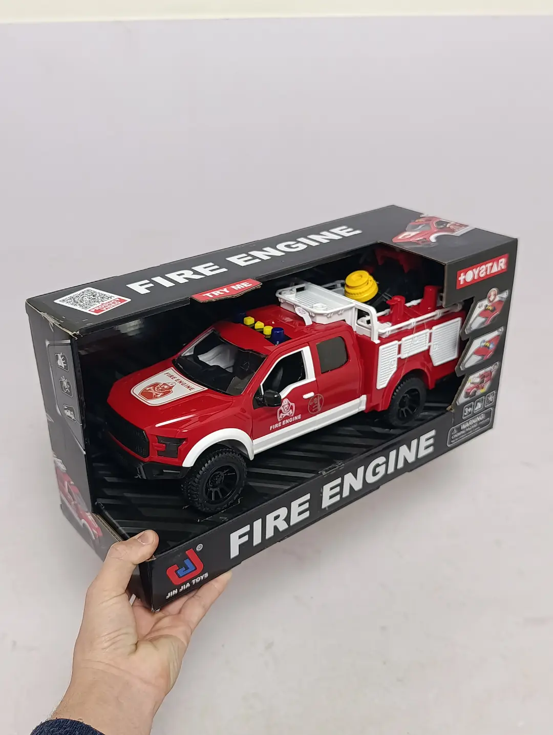 Пожарная машина пикап Jin Jia Toys со световыми и звуковыми эффектами для детей